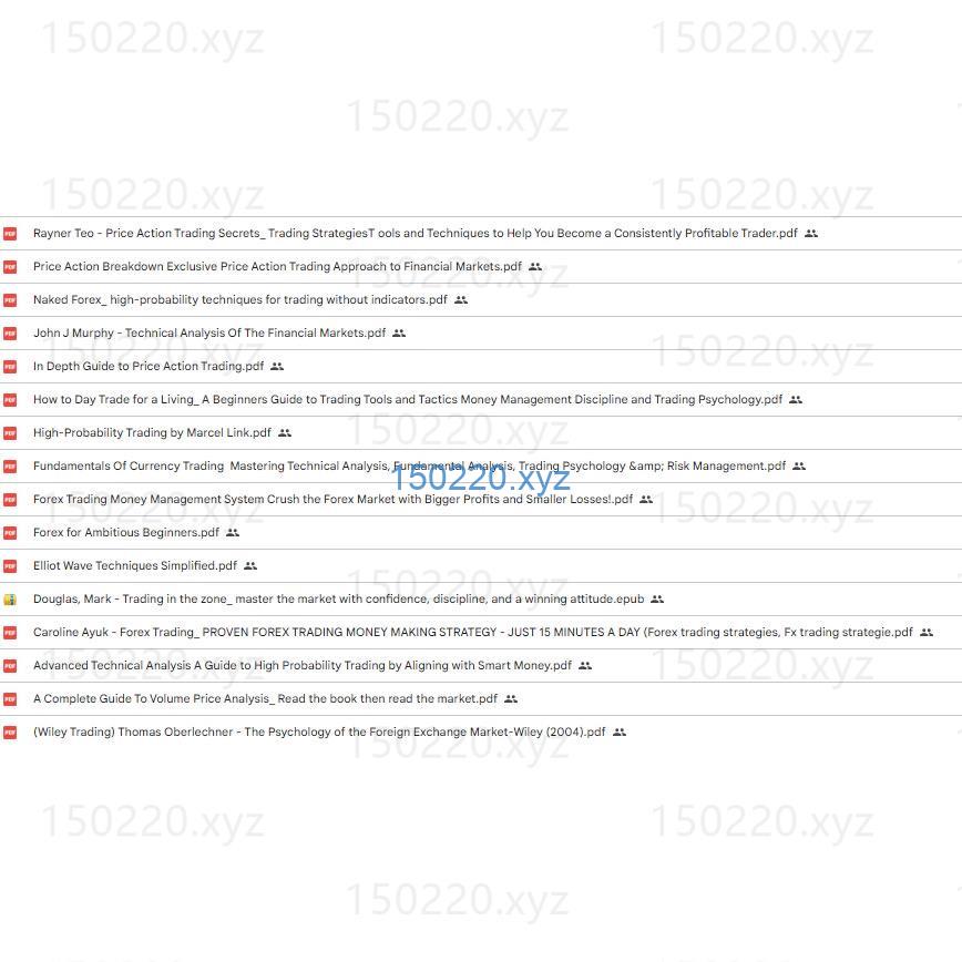 33 in 1 Best Selling Forex Trading Book, Fundamental, Technical Analysis, Price Action, Wyckoff, Elliot wave, Volume