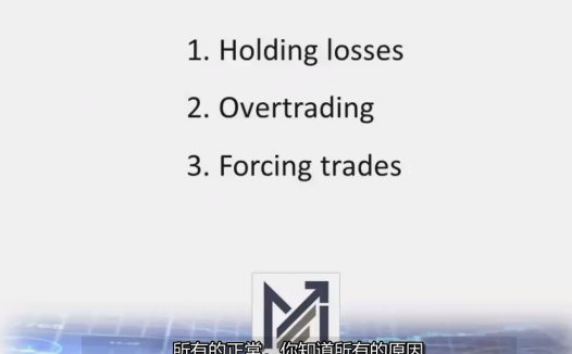 39、Special Session #3 – Holding Losses, Overtrading, and Forcing Trades 持有亏损 过度交易 强迫交易 MPA视频教程中英字幕
